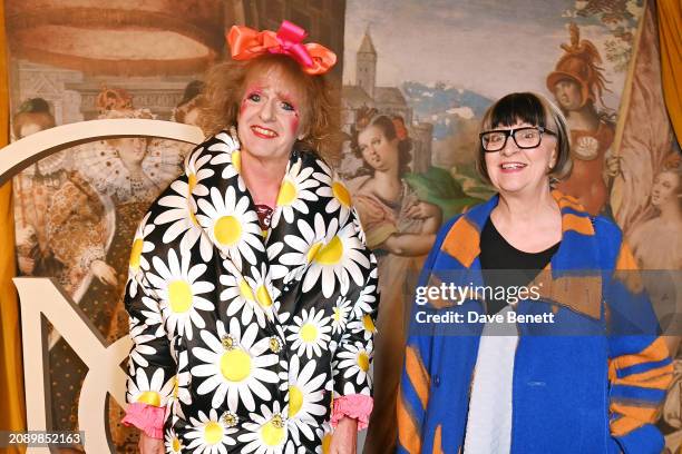 Sir Grayson Perry and Philippa Perry attend The National Portrait Gallery's Portrait Gala on March 19, 2024 in London, England.