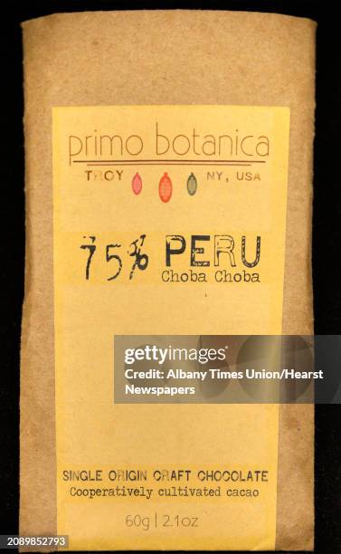 Primo Botanica chocolate bar at the production facility at Stable Gate Farms in Castleton on Hudson, NY.