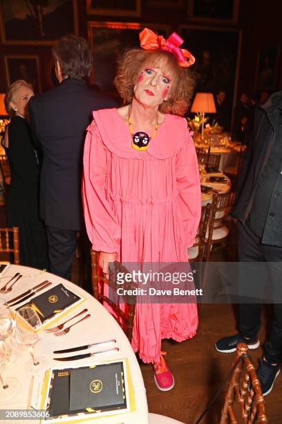 Sir Grayson Perry attends The National Portrait Gallery's Portrait Gala on March 19, 2024 in London, England.