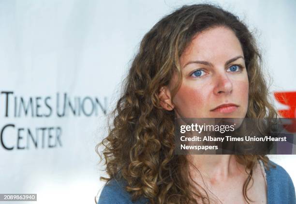 Sara Bronfman at a news conference to discuss the schedule of events for the Dalai Lama's upcoming visit to Albany at a news conference Tuesday...