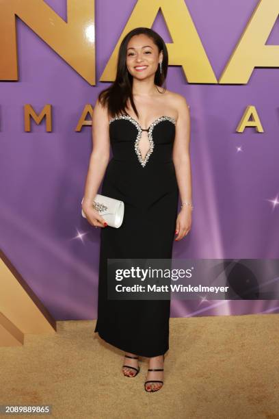 Debi Ogunrinde attends the 55th Annual NAACP Awards at the Shrine Auditorium and Expo Hall on March 16, 2024 in Los Angeles, California.