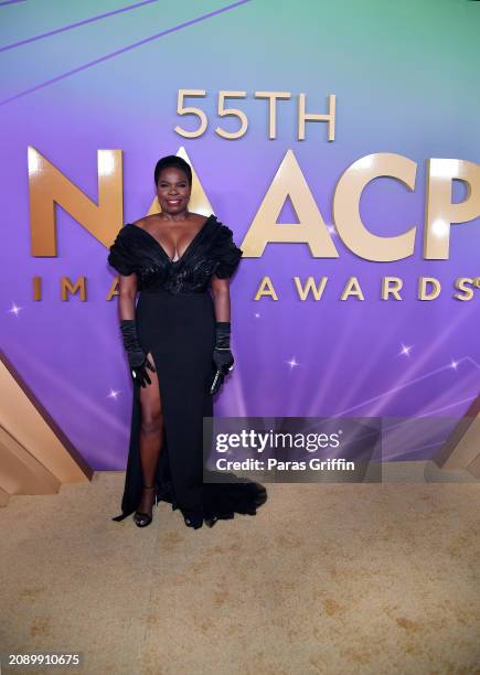 Leslie Jones attends the 55th NAACP Image Awards at Shrine Auditorium and Expo Hall on March 16, 2024 in Los Angeles, California.