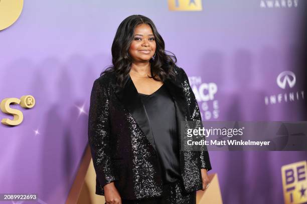 Octavia Spencer attends the 55th Annual NAACP Awards at the Shrine Auditorium and Expo Hall on March 16, 2024 in Los Angeles, California.