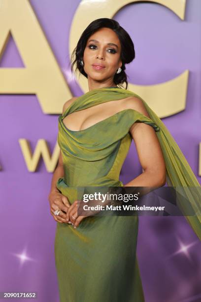 Kerry Washington attends the 55th Annual NAACP Awards at the Shrine Auditorium and Expo Hall on March 16, 2024 in Los Angeles, California.