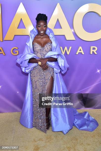 Aba Arthur attends the 55th NAACP Image Awards at Shrine Auditorium and Expo Hall on March 16, 2024 in Los Angeles, California.