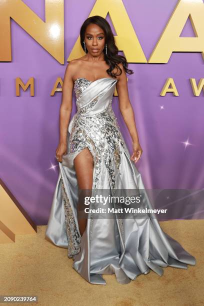 Shaquita Smith attends the 55th Annual NAACP Awards at the Shrine Auditorium and Expo Hall on March 16, 2024 in Los Angeles, California.