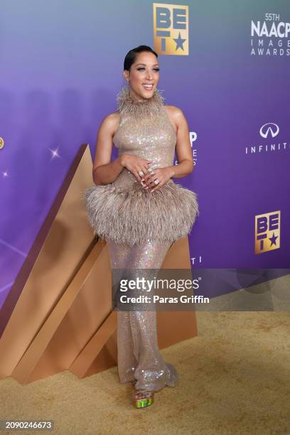 Robin Thede attends the 55th NAACP Image Awards at Shrine Auditorium and Expo Hall on March 16, 2024 in Los Angeles, California.
