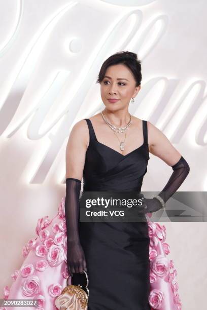 Actress Carina Lau Kar-ling attends a Tiffany & Co. Commercial event on March 16, 2024 in Shanghai, China.