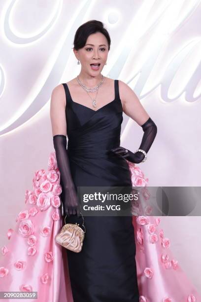 Actress Carina Lau Kar-ling attends a Tiffany & Co. Commercial event on March 16, 2024 in Shanghai, China.