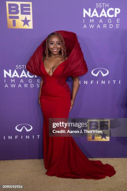 Pinky Cole attends the 55th NAACP Image Awards at Shrine Auditorium and Expo Hall on March 16, 2024 in Los Angeles, California.