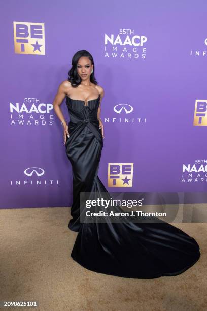 Michelle Mitchenor attends the 55th NAACP Image Awards at Shrine Auditorium and Expo Hall on March 16, 2024 in Los Angeles, California.