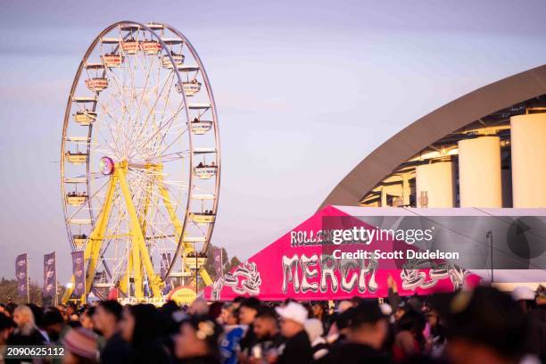 View of atmosphere during Rolling Loud at Hollywood Park Grounds on March 16, 2024 in Inglewood, California.