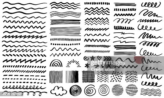 Hand drawn design elements Hand drawn design elements
