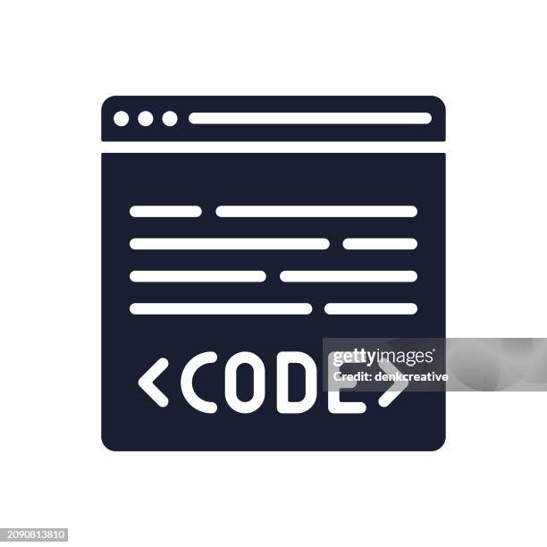solid vector icon for code debug - computer tech support stock illustrations