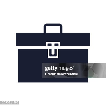 Solid Vector Icon for Toolbox Solid Vector Icon for Toolbox