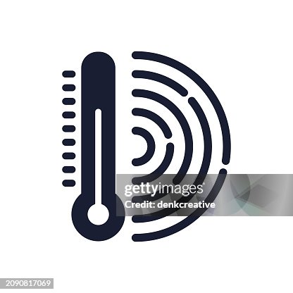 Solid Vector Icon for Climate Change Solid Vector Icon for Climate Change