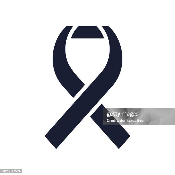 solid vector icon for awareness - turkey breast stock illustrations