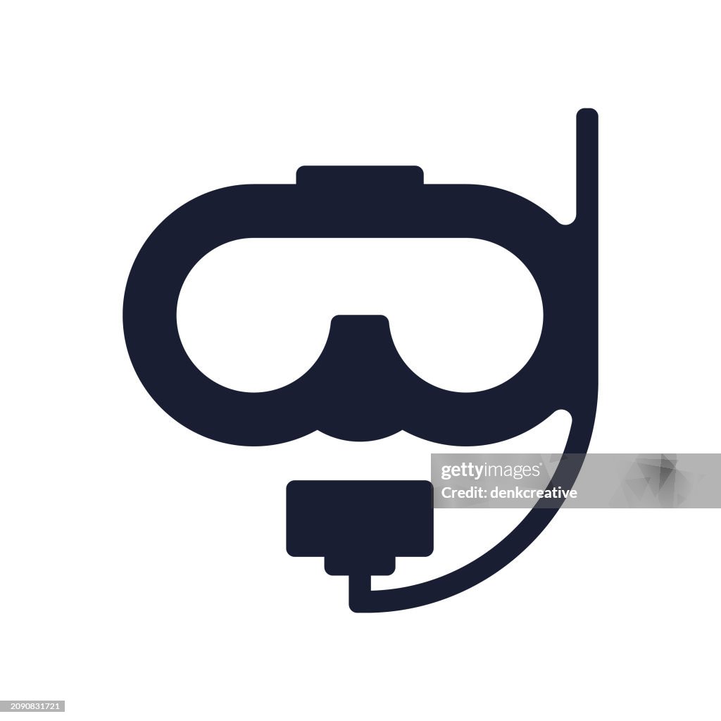 Solid Vector Icon for Swimming