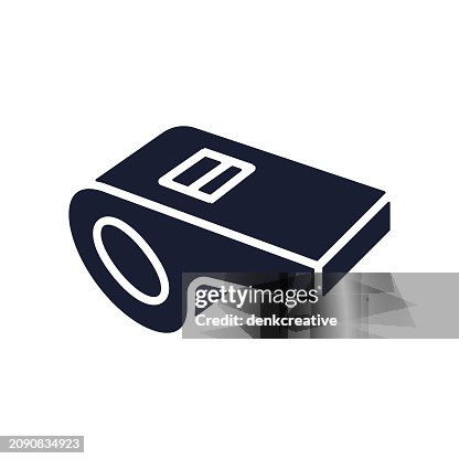 Solid Vector Icon for Referee Solid Vector Icon for Referee