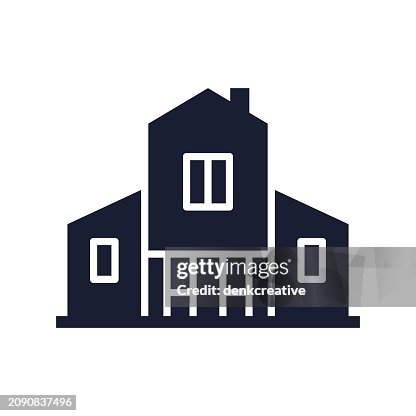 Solid Vector Icon for Mansion Solid Vector Icon for Mansion