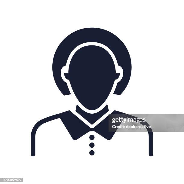 solid vector icon for mother - working mom stock illustrations