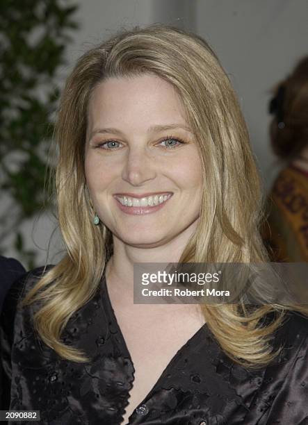 Actress Bridget Fonda attends the premiere of "The Hulk" at the Universal Amphitheater on June 17, 2003 in Universal City, California. The film opens...