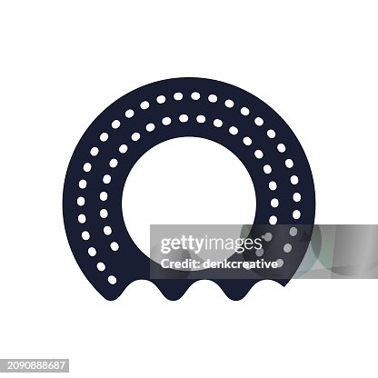 Solid Vector Icon for Doughnut Solid Vector Icon for Doughnut