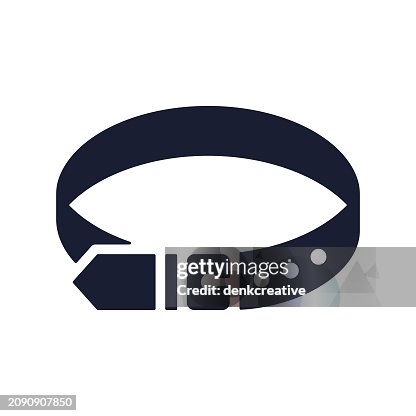 Solid Vector Icon for Belt Accessories Solid Vector Icon for Belt Accessories