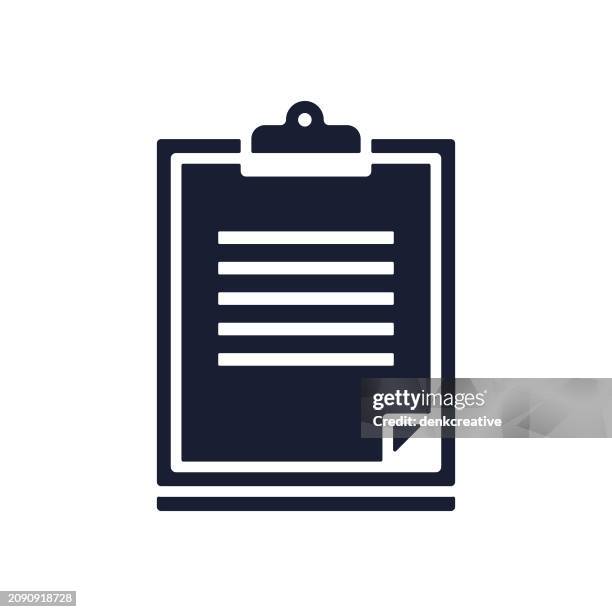 solid vector icon for feedback - comparing notes stock illustrations