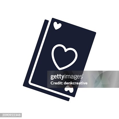 Solid Vector Icon for Cards Game Solid Vector Icon for Cards Game