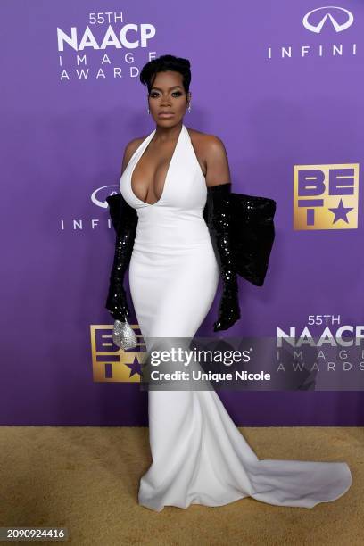 Fantasia Barrino attends the 55th Annual NAACP Awards at Shrine Auditorium and Expo Hall on March 16, 2024 in Los Angeles, California.