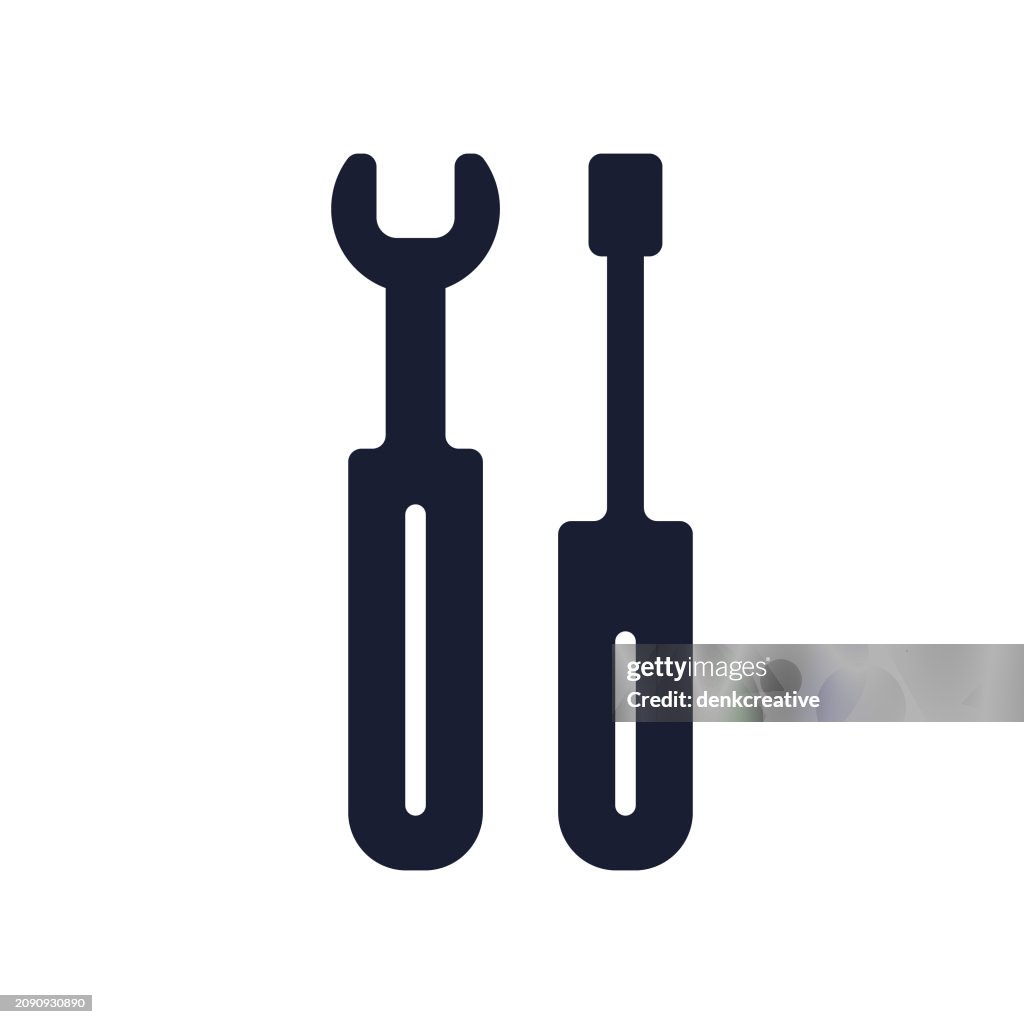 Solid Vector Icon for Self Repairing