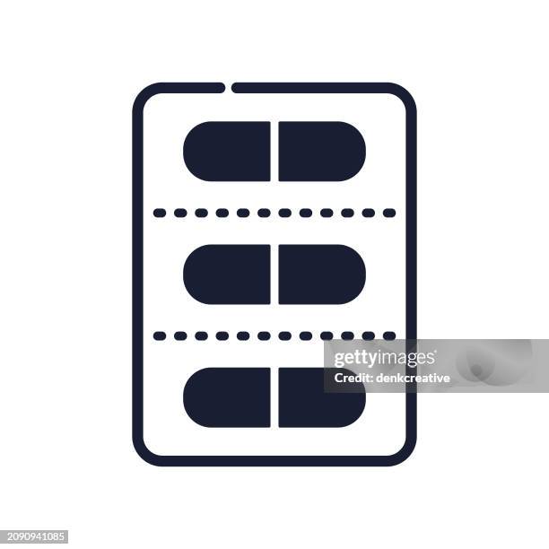solid vector icon for prescription drug - opioids stock illustrations