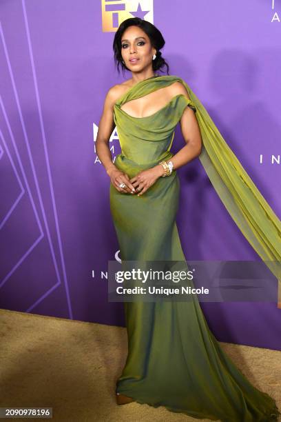 Kerry Washington attends the 55th Annual NAACP Awards at Shrine Auditorium and Expo Hall on March 16, 2024 in Los Angeles, California.