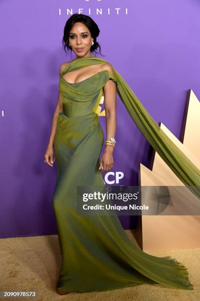 Kerry Washington attends the 55th Annual NAACP Awards at Shrine Auditorium and Expo Hall on March 16, 2024 in Los Angeles, California.