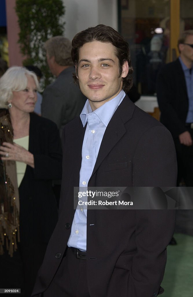 Erwin Actor Actor Mike Erwin attends the premiere of