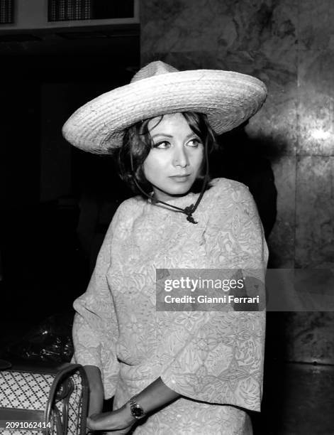 Italian actress Maria Grazia Buccella, Madrid, Spain, 1967.