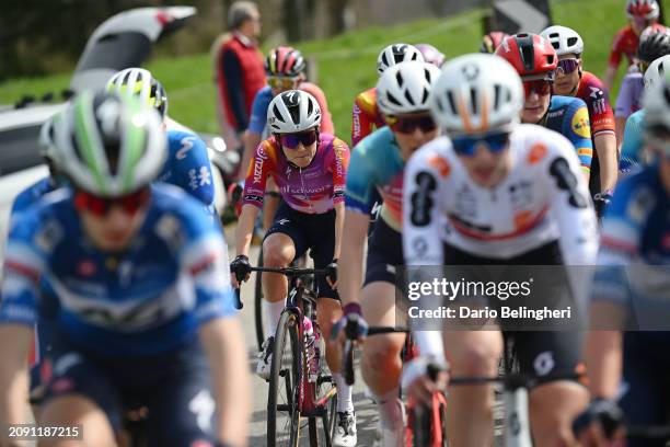 Niamh Fisher-Black of New Zealand and Team SD Worx-Protime competes during the 25th Trofeo Alfredo Binda-Comune di Cittiglio 2024, Women's Elite a...