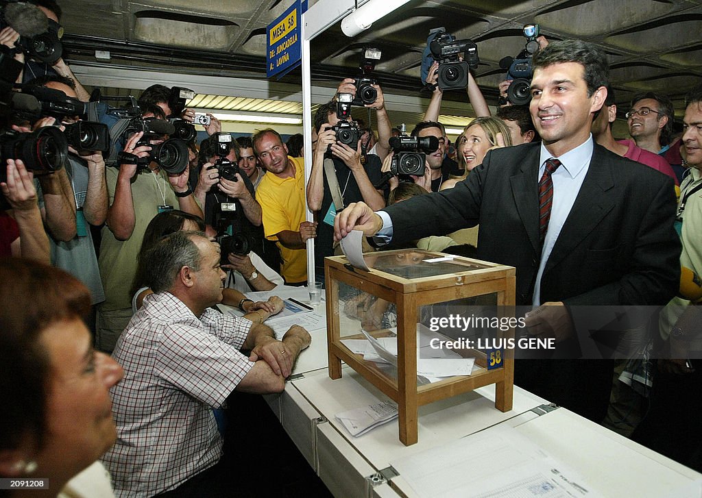 FC Barcelona presidential candidate Joan