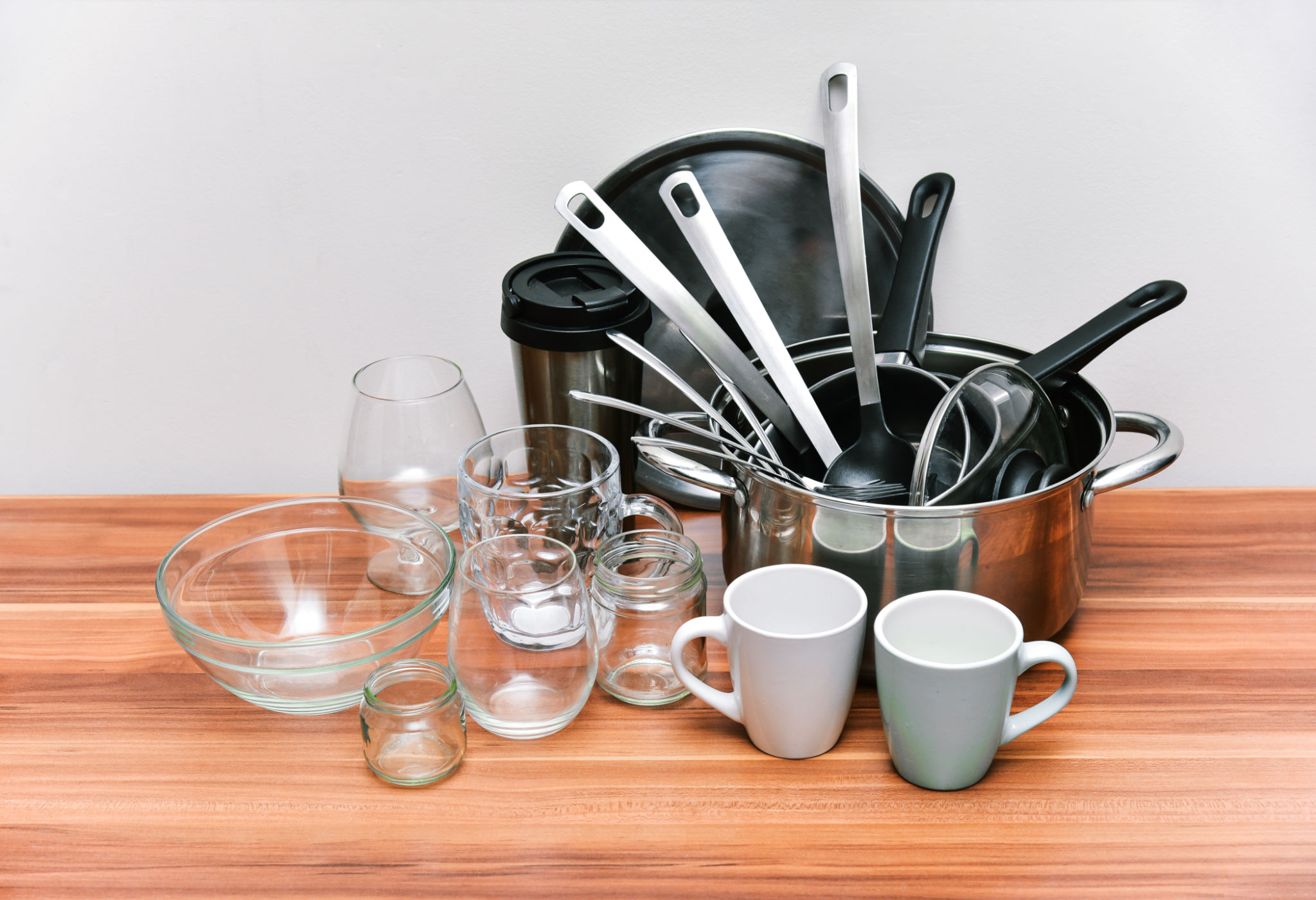 Cooking kitchenware utensils on table Cooking kitchenware utensils on table
