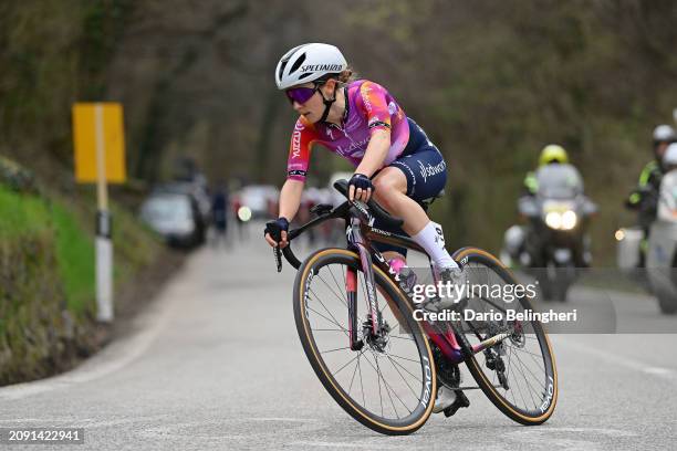 Niamh Fisher-Black of New Zealand and Team SD Worx-Protime competes during the 25th Trofeo Alfredo Binda-Comune di Cittiglio 2024, Women's Elite a...