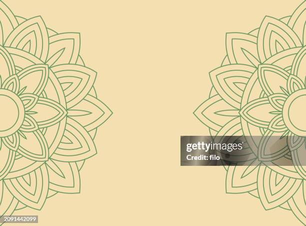 illustrazioni stock, clip art, cartoni animati e icone di tendenza di fiore mandala forma sfondo astratto - fiore di loto