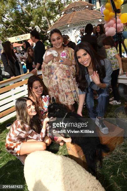 Nikki Reed, Brooke Burke, Vanessa Hudgens and Roselyn Sanchez celebrate Caliwater Kids Launch at The Grove on March 16, 2024 in Los Angeles,...