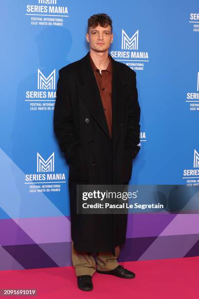 Niels Schneider attends the screening of "The world doesn't exist" during the Series Mania Festival on March 17, 2024 in Lille, France.