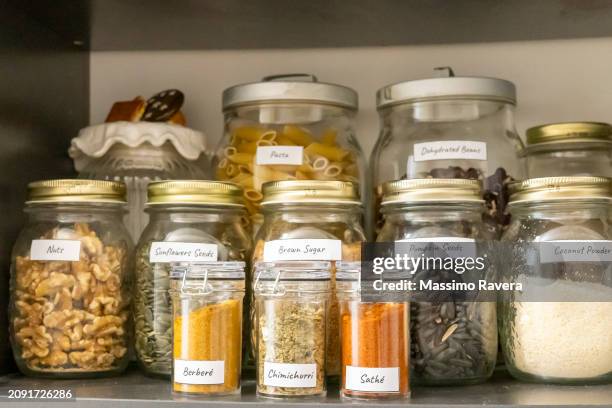 organized pantry - pantry stock pictures, royalty-free photos & images