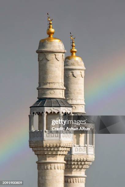 the kasimpasha mosque in istanbul, turkey - minaret stock pictures, royalty-free photos & images