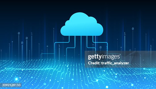 Cloud - abstract technical background Cloud - abstract technical background