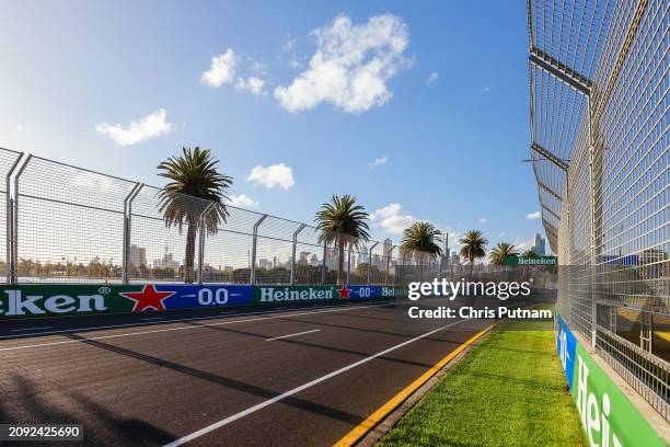 Track atmosphere before the 2024 Australian Grand Prix at Albert Park in Melbourne, Australia.