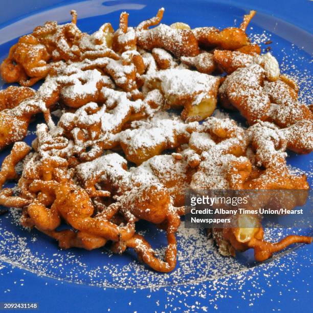 Funnel cake in the Times Union studio in Colonie Tuesday afternoon March 15, 2011. For Sweet 16 food story.
