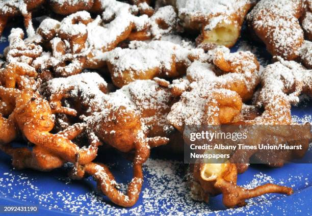 Funnel cake in the Times Union studio in Colonie Tuesday afternoon March 15, 2011. For Sweet 16 food story.